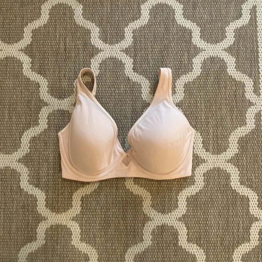ThirdLove cotton plunge bra, size 36F